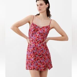 Womens French Connection Andrea Ennis Satin Slip Dress Size 8